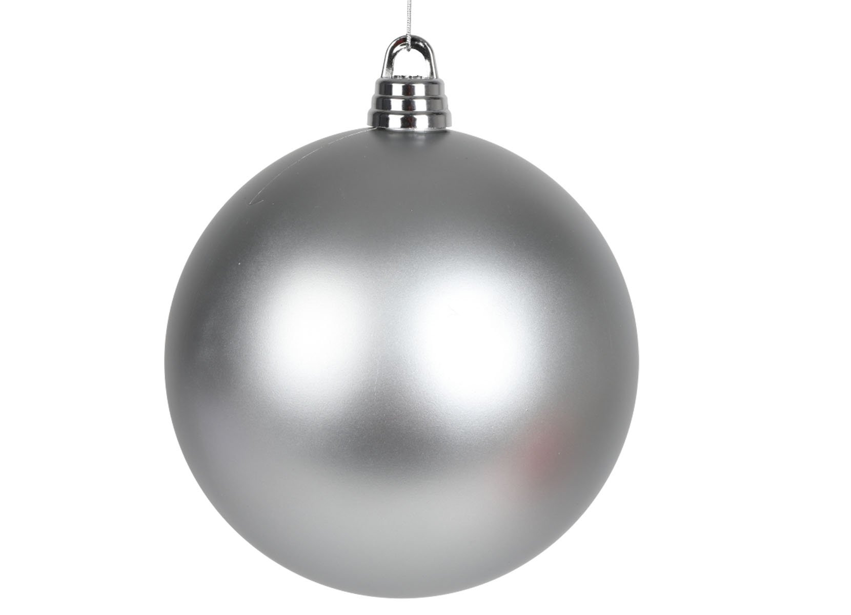 XXL-Weihnachtskugel 30cm Silber matt