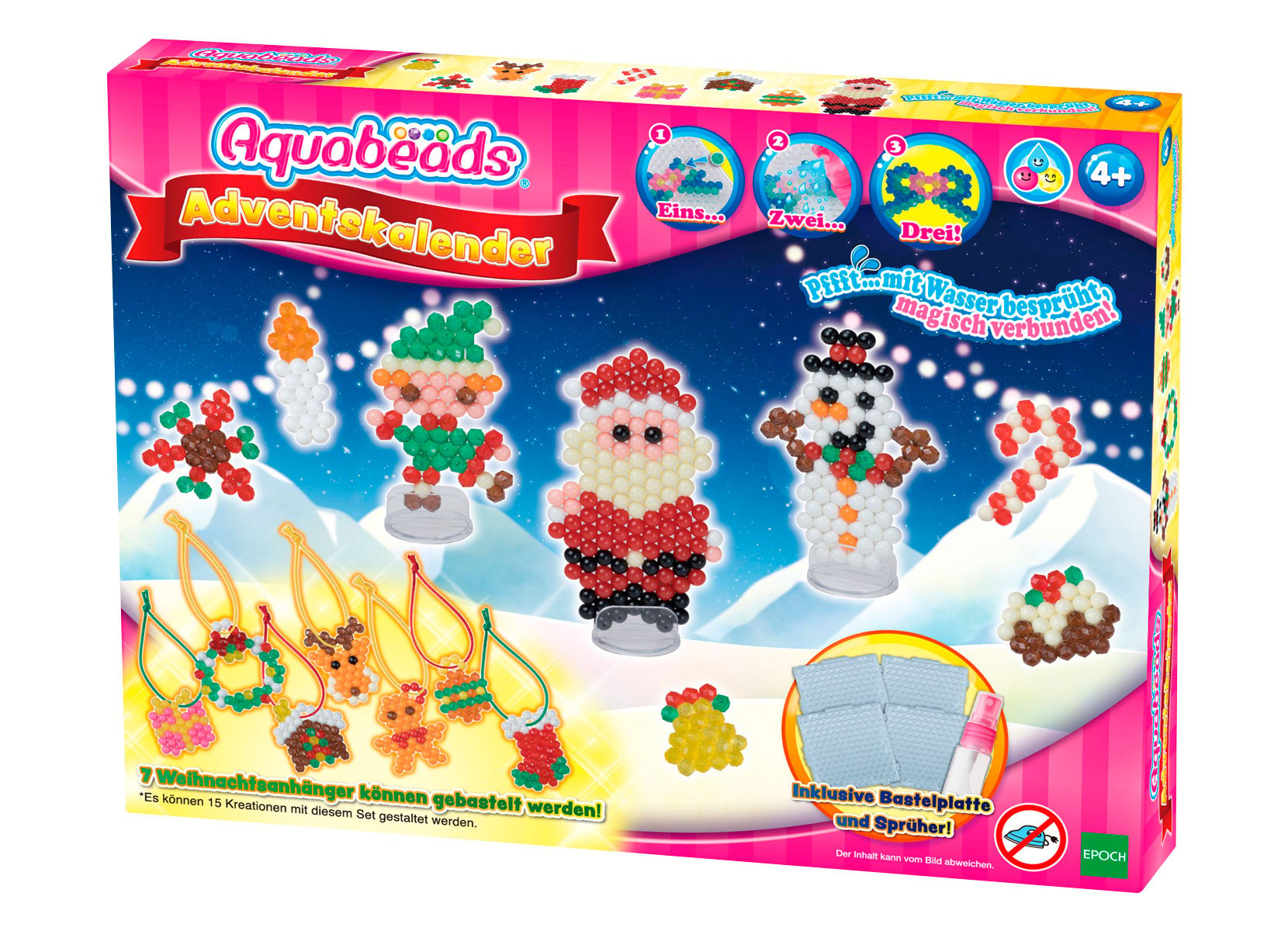 Aquabeads 31579 Adventskalender Christbaum-Anhänger