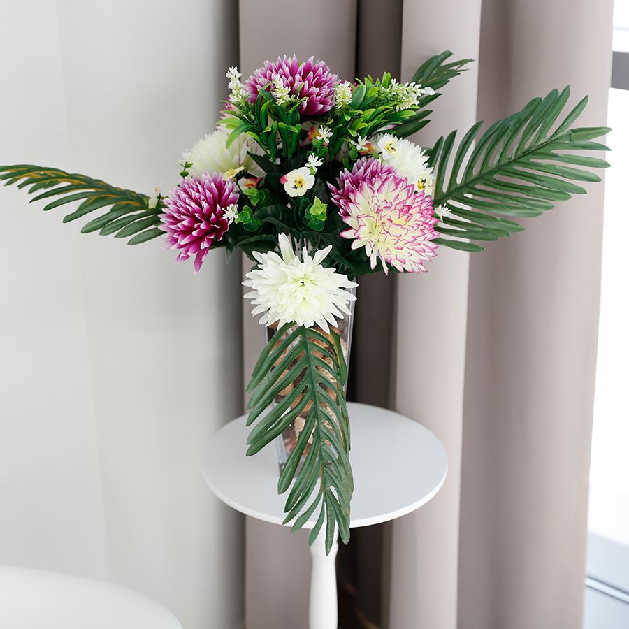 Blüten drei Künstlicher 77cm Magnolienzweig mit