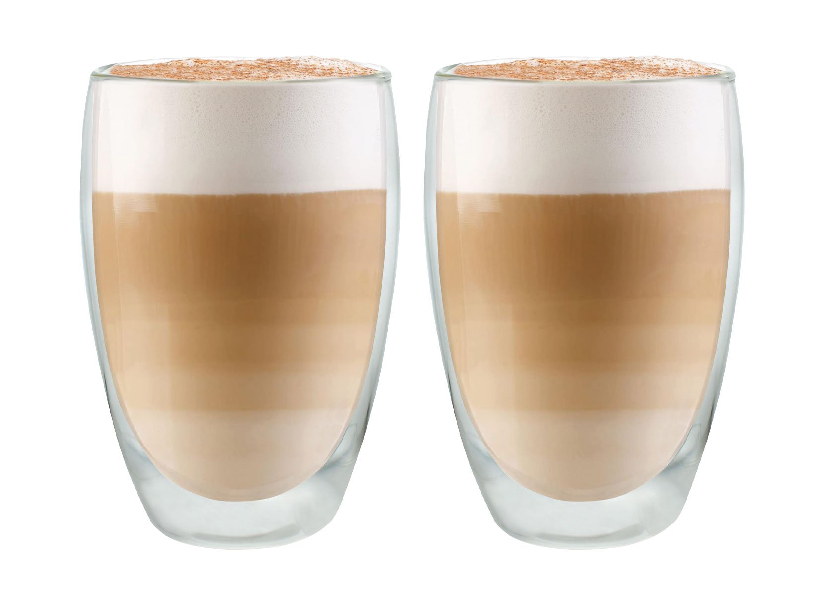 Latte Macciato Gläser doppelwandig 2er-Set 450ml