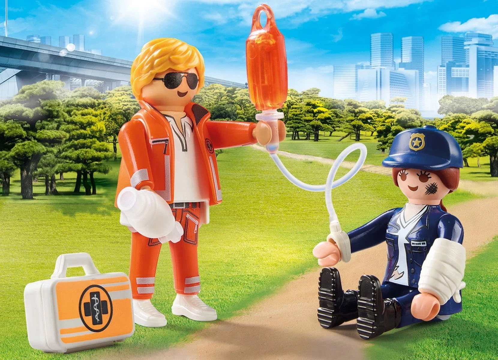 Playmobil 70823 DuoPack Notarzt & Polizistin 2er-Set