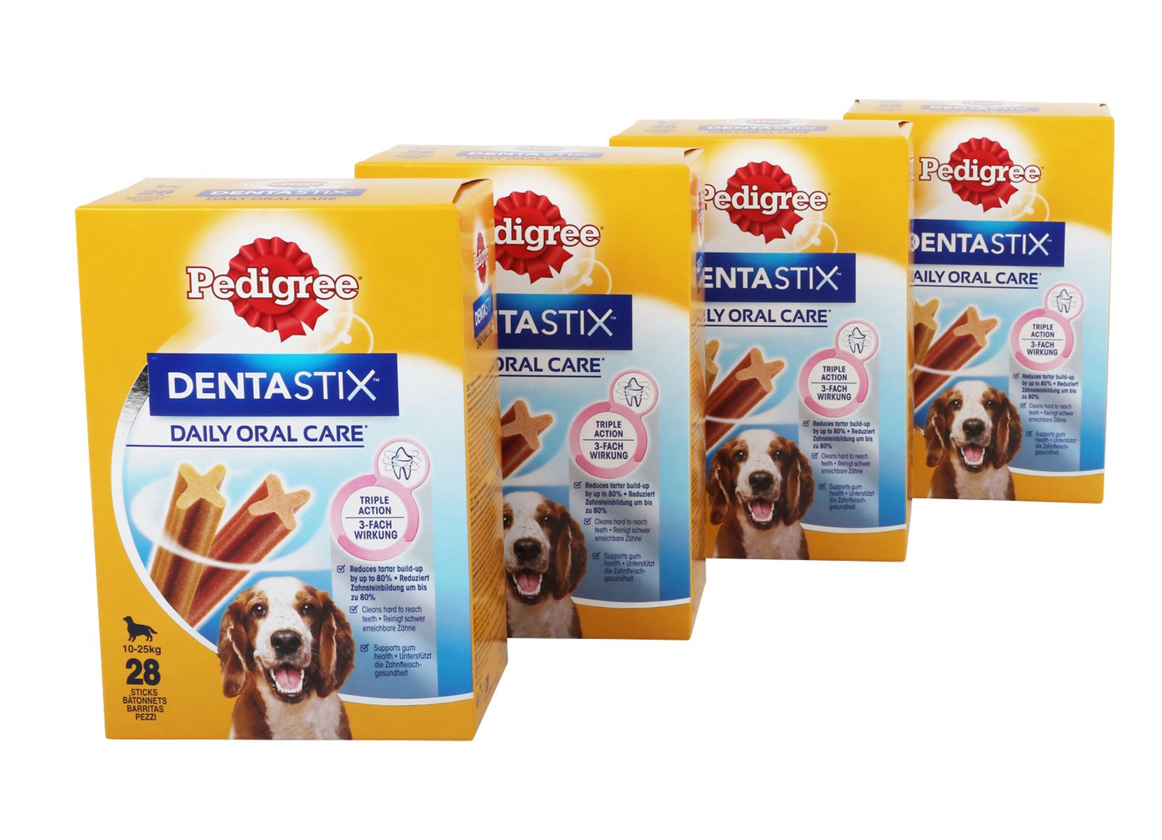 Megapack Dentastix Daily Oral Care mittelgroße Hunde 10-25kg 112 Stück