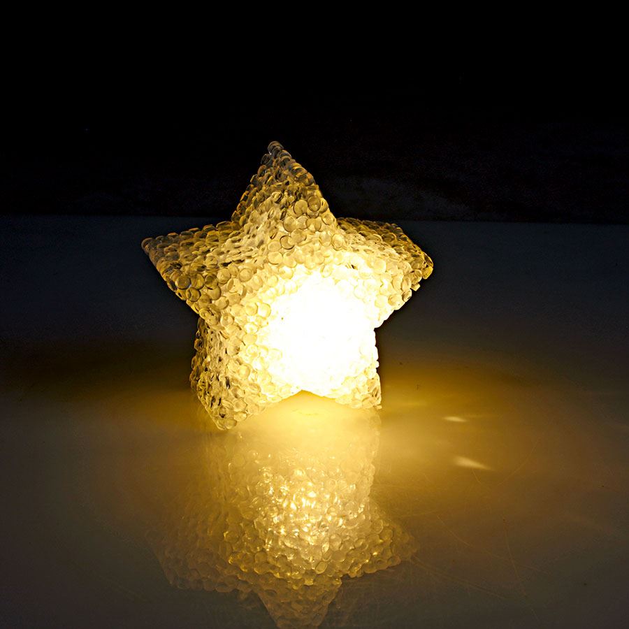 LED-Deko-Stern 8x7,5x4cm Warmweiß