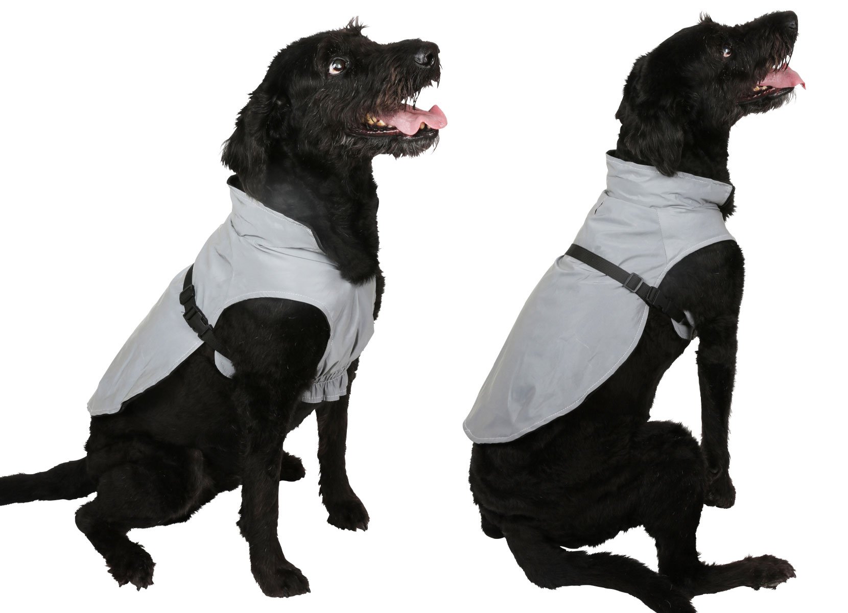Sporthund Unisex Mantrailing-Weste, neongelb, reflektierend ohne 3XL
