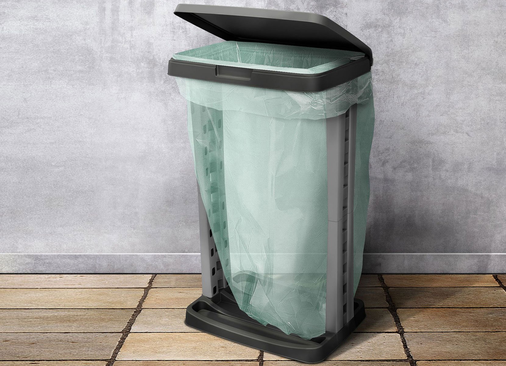 Müllsackständer, mit Deckel (Art. 1161927)