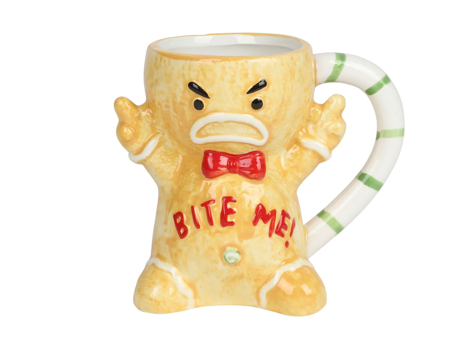 Weihnachtsbecher Lebkuchenmännchen Bite Me 250ml