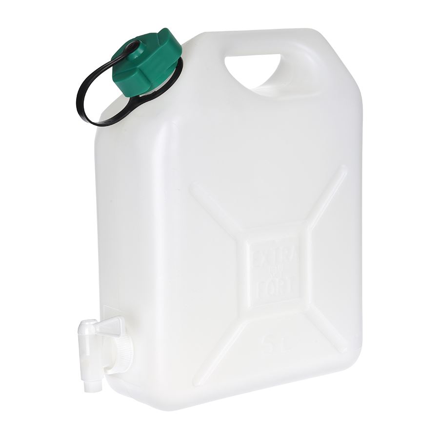 Camping-Wasserkanister, weiß 5 Liter - Kanister kaufen 5 Liter