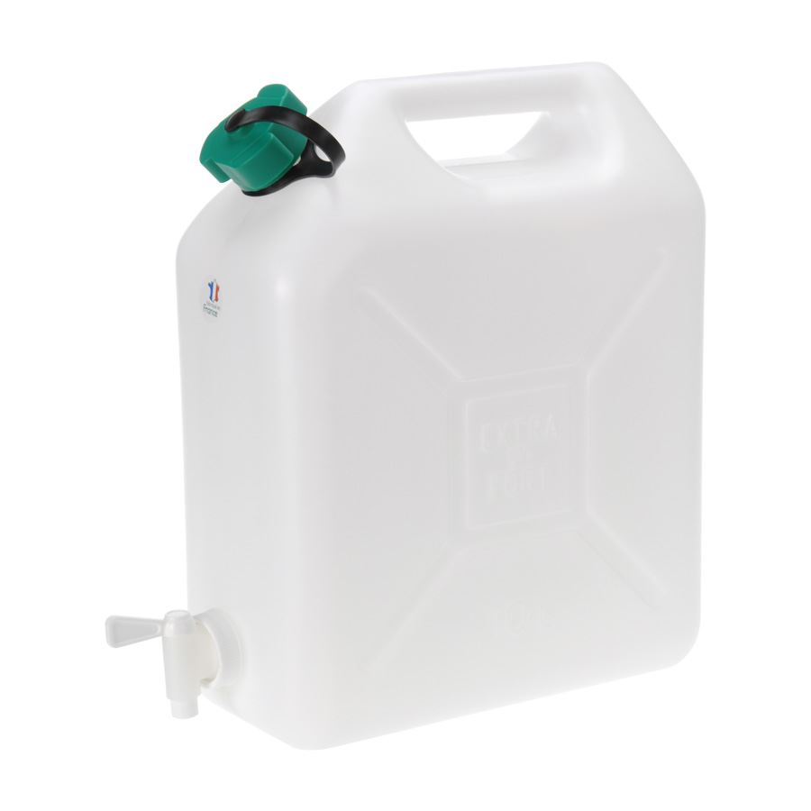 normani Kanister Wasserkanister Carry 10 Liter (1 St), Wasserbehälter  Trinkwasserkanister Campingkanister Outdoorkanister mit Hahn  Lebensmittelecht